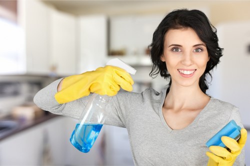 Local cleaners working in a SW16 flat with access and parking considerations