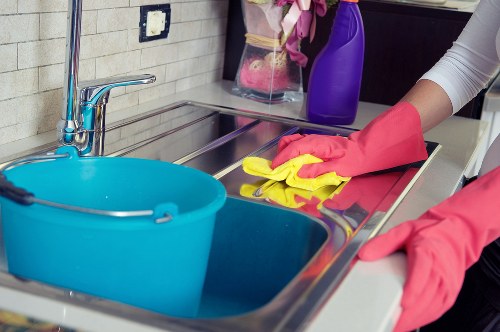 Bathroom and kitchen deep cleaning for a property in SW16